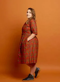 Flash Sale Ida - Rust Hedgerow Dress Women Dresses | Tea Towels