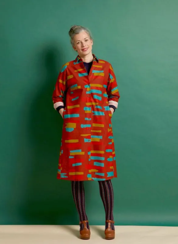 Discount Izzy - Rust Archive Dress Women Dresses | Tea Towels