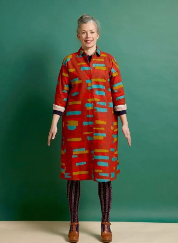 Discount Izzy - Rust Archive Dress Women Dresses | Tea Towels