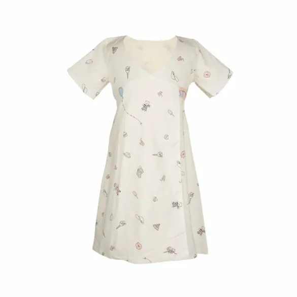 Best Junko Children's Dress - birthday bash cream pink Kids Children's Archive Dresses | Tea Towels