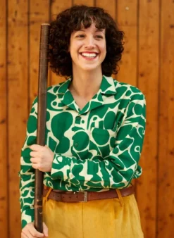 Online Kit Shirt - Green Cave - Long Sleeve Women Tops & Blouses | Shirts