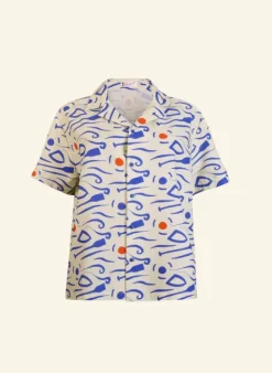 Shop Kit Shirt - Ivory Paddle Women Tops & Blouses | Shirts