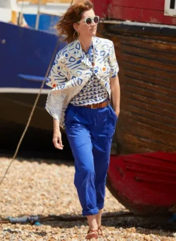 Shop Kit Shirt - Ivory Paddle Women Tops & Blouses | Shirts