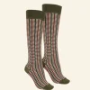 Cheap Knee High Socks - Green Barbican - Cotton Women Socks | Socks