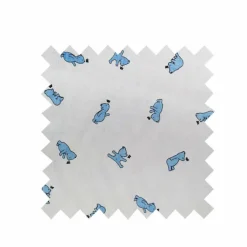 Cheap Little Blue Bear Fabric - Cotton Tea Towels | Fabric By The Metre