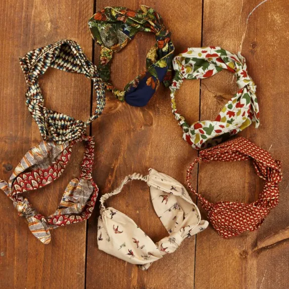 Shop Lucky Dip - 0-2Y Hairband Women Made From Leftover Fabric | Children's Accessories