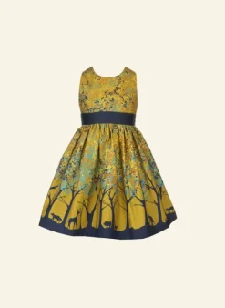 Flash Sale Martha Baby / Toddler Dress - Mustard Forest Kids Children's Dresses | Baby