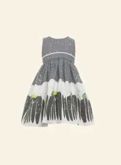 Cheap Martha Baby / Toddler Dress - Grey Snowstorm Kids Baby