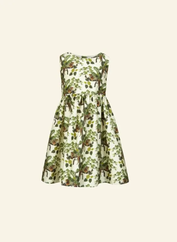 Fashion Martha Children's Dress - Lounging Leopard Kids Children's Dresses