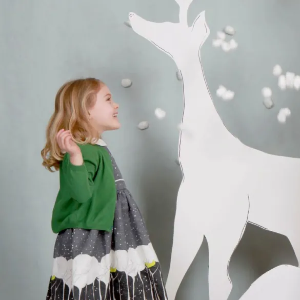 Best Sale Millie - Grey Snowstorm Kids Children's Dresses | Baby