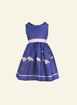 Clearance Millie Children's Dress - Blue Flamingo Kids Children's Dresses
