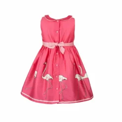 Discount Millie Children's Dress - Raspberry Large Flamingo Kids Children's Dresses