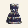 New Penny Children's Dress - Navy Budgies Kids Children's Dresses