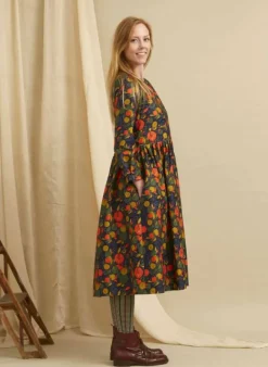 Fashion Philippa - Navy Apple Orchard Dress Women Dresses