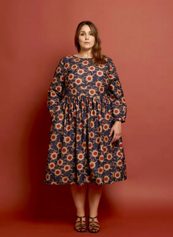 Sale Philippa Dress - Navy Artichoke Women Dresses