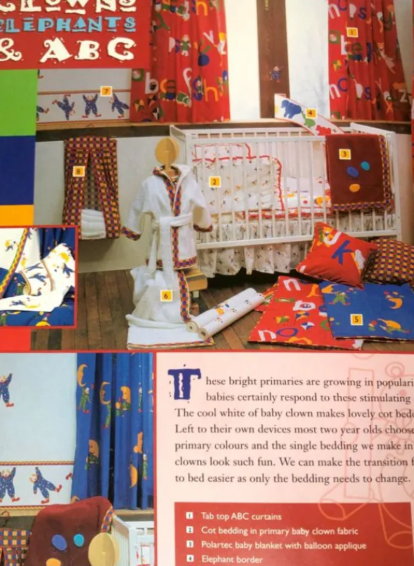 Hot Poppy - Clown (Primary) - Wallpaper Border - 10m Kids Children's Homeware