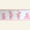 Store Poppy - Wallpaper Border - 10m - Pink Bears Kids Children's Homeware