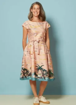 Best Sale Pre Loved - Beatrice Dress - Pink Desert Island Women Dresses