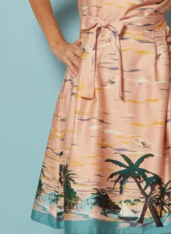 Best Sale Pre Loved - Beatrice Dress - Pink Desert Island Women Dresses