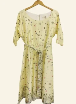 Fashion PRE LOVED - Elsie - Lemon Butterfly Women Dresses