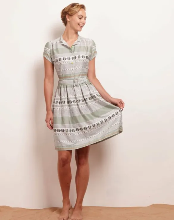 Sale PRE LOVED - Louise Dress - Ivory Art Deco Women Dresses