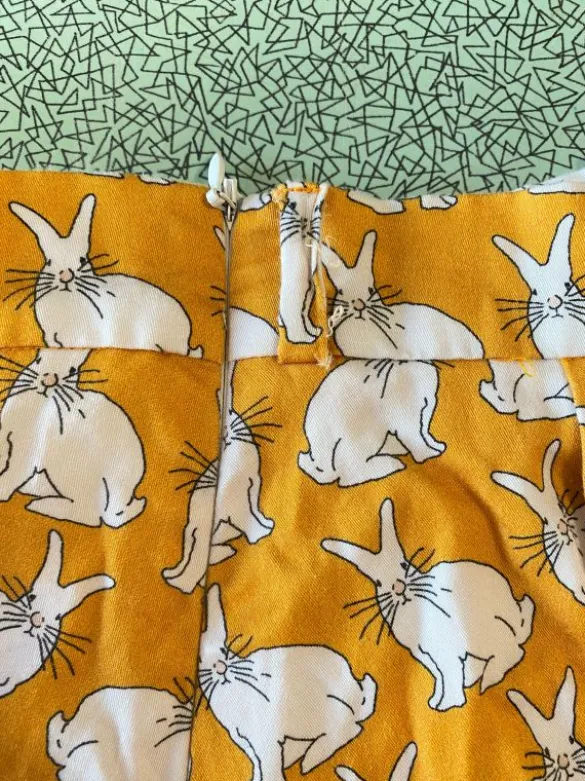 Sale PRE LOVED - Marilyn Skirt - Mustard Rabbit Women Dresses