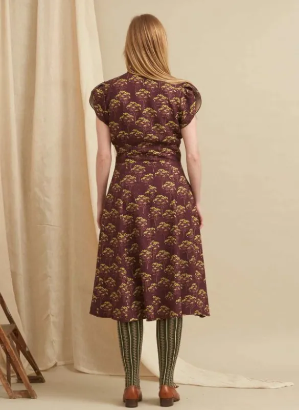 Cheap Rita - Blackcurrant Tansy Dress Women Dresses