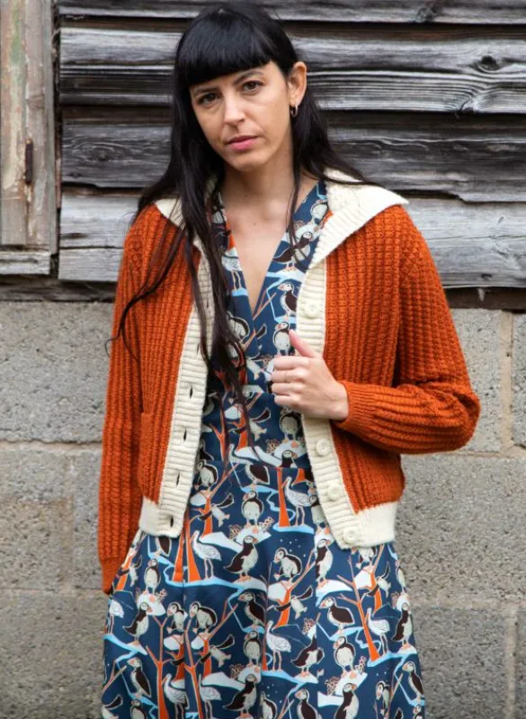Outlet Rita Dress - Blue Puffins Women Dresses