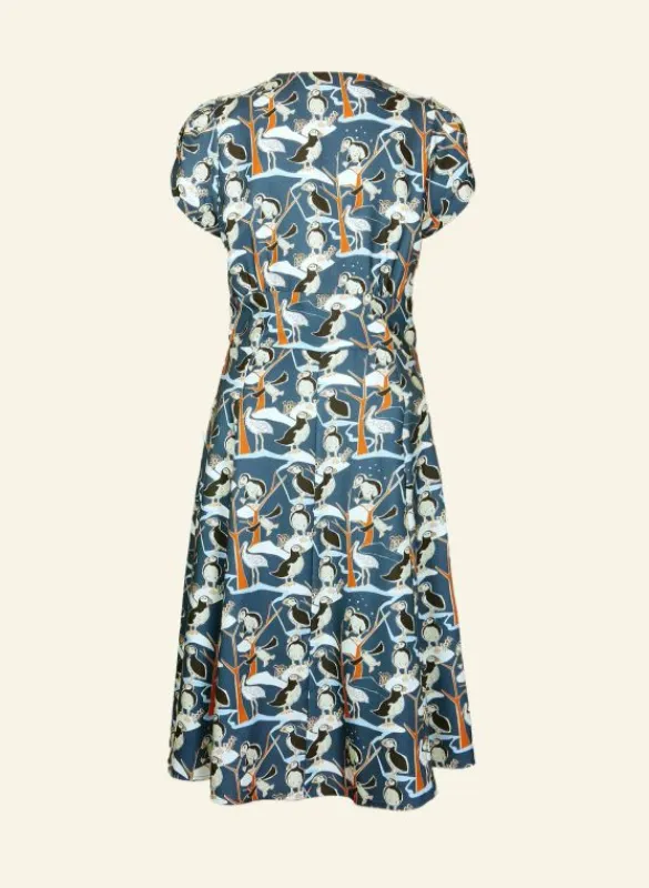 Outlet Rita Dress - Blue Puffins Women Dresses