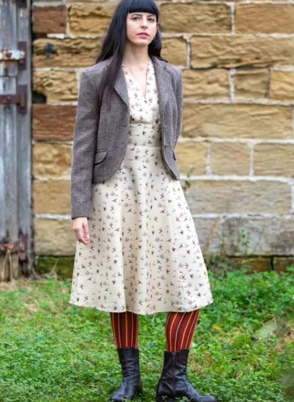 Best Sale Rita Dress - Cream Ducks Women Dresses
