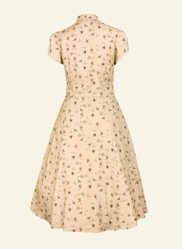 Best Sale Rita Dress - Cream Ducks Women Dresses