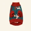 Cheap Rodney Dog Jumper - Teal Woof Women Knitted Accessories | Dog Jumpers