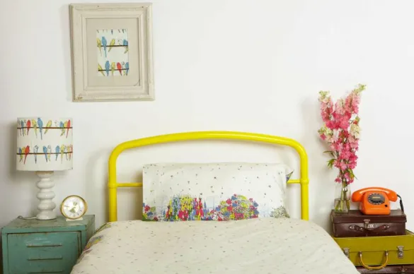 Outlet Single Duvet Cover - Cream Flower Garden/Chelsea Flower Show Kids Children's Homeware