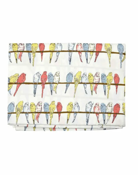 Flash Sale Single Duvet Cover - Ivory Budgies Kids Children's Homeware