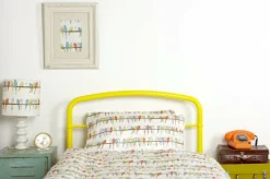 Flash Sale Single Duvet Cover - Ivory Budgies Kids Children's Homeware