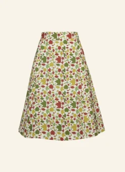 Flash Sale Sylvia - Autumn Leaves Skirt - 100% Tencel Women Skirts