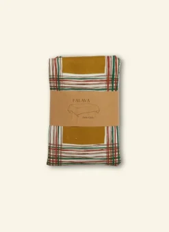 Cheap Table Cloth - Mustard Checks Dining