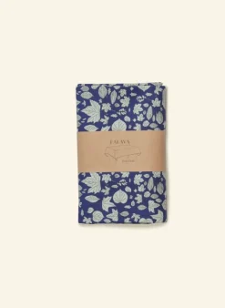 Flash Sale Table Cloth - Navy Autumn Leaves Dining