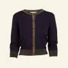 Discount Vera Cardigan - Navy Sparkly Women Knitwear