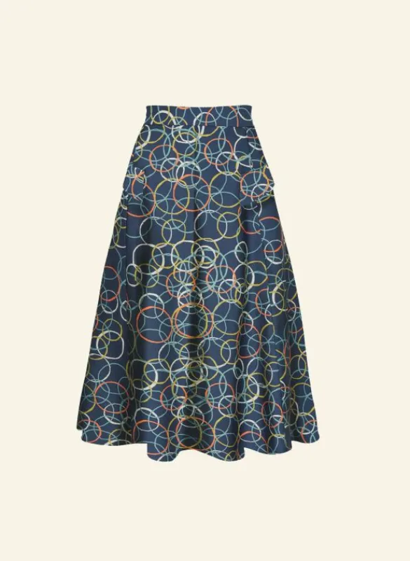 Outlet Veronica - Blue Atomic Skirt Women Skirts
