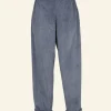 Sale Wilma - Chalk Blue Corduroy Trousers Women Trousers